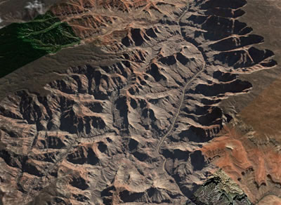 Grand Canyon from Space